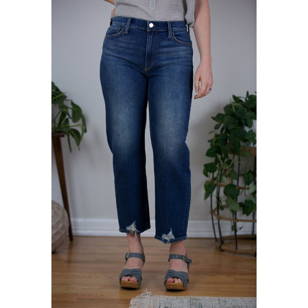 Joe's Jeans Blake High Rise Wide Leg Crop Jeans 31
